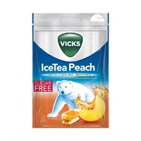 Vicks Ice Tea Peach Sugar Free 72 g