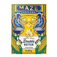 Maze Doubble Butter Popcorn 3x80G