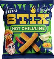 Uncle Jim's Stix Hot Chili & Lime 50G