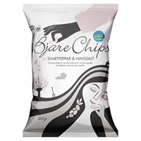 Bjäre Chips Svartpeppar & Havssalt 18 x 200 g