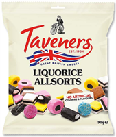 Taveners Lakritskonfekt 900G