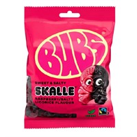 RASPBERRY SALTY LICORICE SKALLE 90G