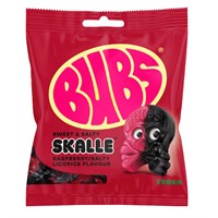 RASPBERRY SALTY LICORICE SKALLE 155G