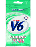 V6 STRONG TEETH SPEARMINT - 28 st