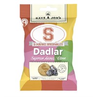 S-MÄRKE DADLAR SUPERSUR ANANAS/CITRON 50G