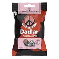 PEACEMÄRKE DADLAR JORDGUBB/LAKRITS 50G