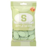S-MÄRKE SURT ÄPPLE SKUM 70G - 14 st