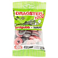 DRAGSTER JORDG/LAKRITS 65G - 50 st