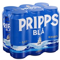 PRIPPS BLÅ 3,5% 6 Pack 50cl (PANT 2KR)