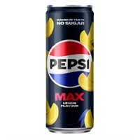 PEPSI MAX LEMON 33CL SLEEK (PANT 2KR)