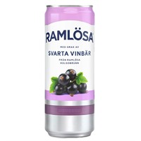 RAMLÖSA SVARTA VINBÄR 33CL SLEEK (PANT 2KR)