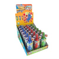 SQUEEZE CANDY KETCHUP WITH LOLLIPOPS 83G