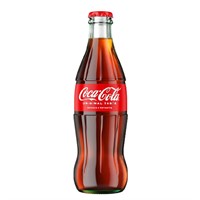 COCA COLA 33CL  GLASFLASKA (ej pant)