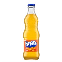 33CL FANTA ORANGE GLASFLASKA