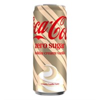 COCA COLA ZERO CREAMY VANILLA 33CL (PANT 2KR)