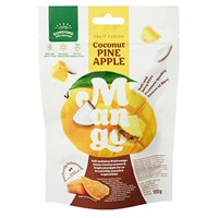 Torkad Frukt Kokos, Ananas &amp; Mango 100G