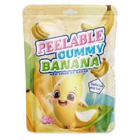 PEELABLE GUMMY BANAN 80G