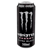 Monster - Ultra Black 12 x 500ml (PANT 2KR)