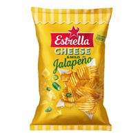 CHEESE &amp; JALAPEÑO CHIPS 21 x 175 g