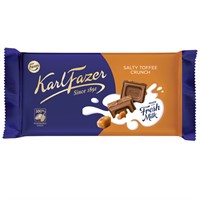 Karl Fazer Salty Toffee Crunch145 Gr