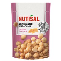 Nutisal Dry Roasted Macadamias Cheese 10x80g