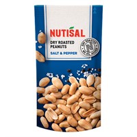 Nutisal Dry Roasted Peanuts Salt & Pepper 14x60g