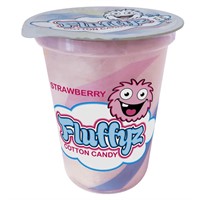 Sockervadd Fluffyz Jordgubb 20G Burk