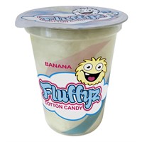 Sockervadd Fluffyz Banan 20G Burk