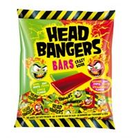 HEAD BANGERS BARS CRAZY SOUR STRAW/APPLE 200G