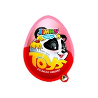 JIMMY SURPRISE EGG WITH TOY PINK 25G