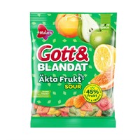 G&amp;B Äkta Fruktgodis Sour 36x90g