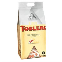 Toblerone Tiny White Bag 256gr