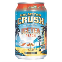 Halmstad Crush Ice Tea Peach 33cl x 24