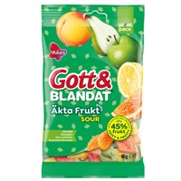 G&B Äkta Fruktgodis Sour 36x90g