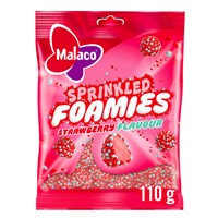 Sprinkled Foamies Strawberry 110 g
