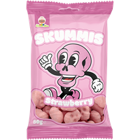 Skummis Strawberry Påse 80G