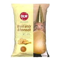 OLW Delichips Smör & Havssalt 10 x 150 g