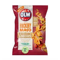 OLW Linschips Hickory Mayo 12 x 90g