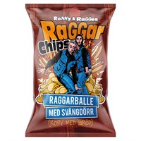 Raggarchips Raggarballe med Svängdörr 150g