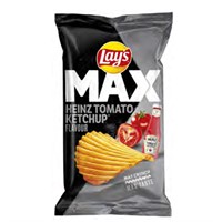 LAYS MAX HEINZ KETCHUP 22x185g