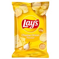 LAYS CHIPS CHEESE ON.18X175G