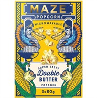 Maze Doubble Butter Popcorn 3x80G