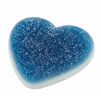 SOUR GIANT BLUE RASPBERRY HEART 1KG