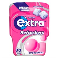 EXTRA REFRESHERS BUBBLE MINT 67G